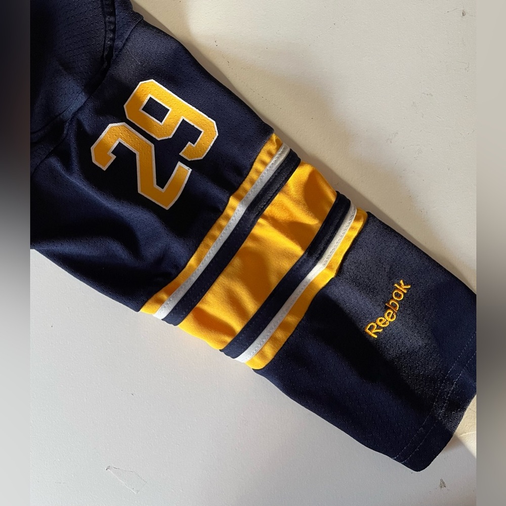 Reebok Buffalo Sabres NHL Hockey Jersey Reebok #29 Jason Pominville Y L-XL - Picture 7 of 7